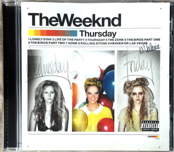 THE WEEKND - THURSDAY CD THE WEEKND