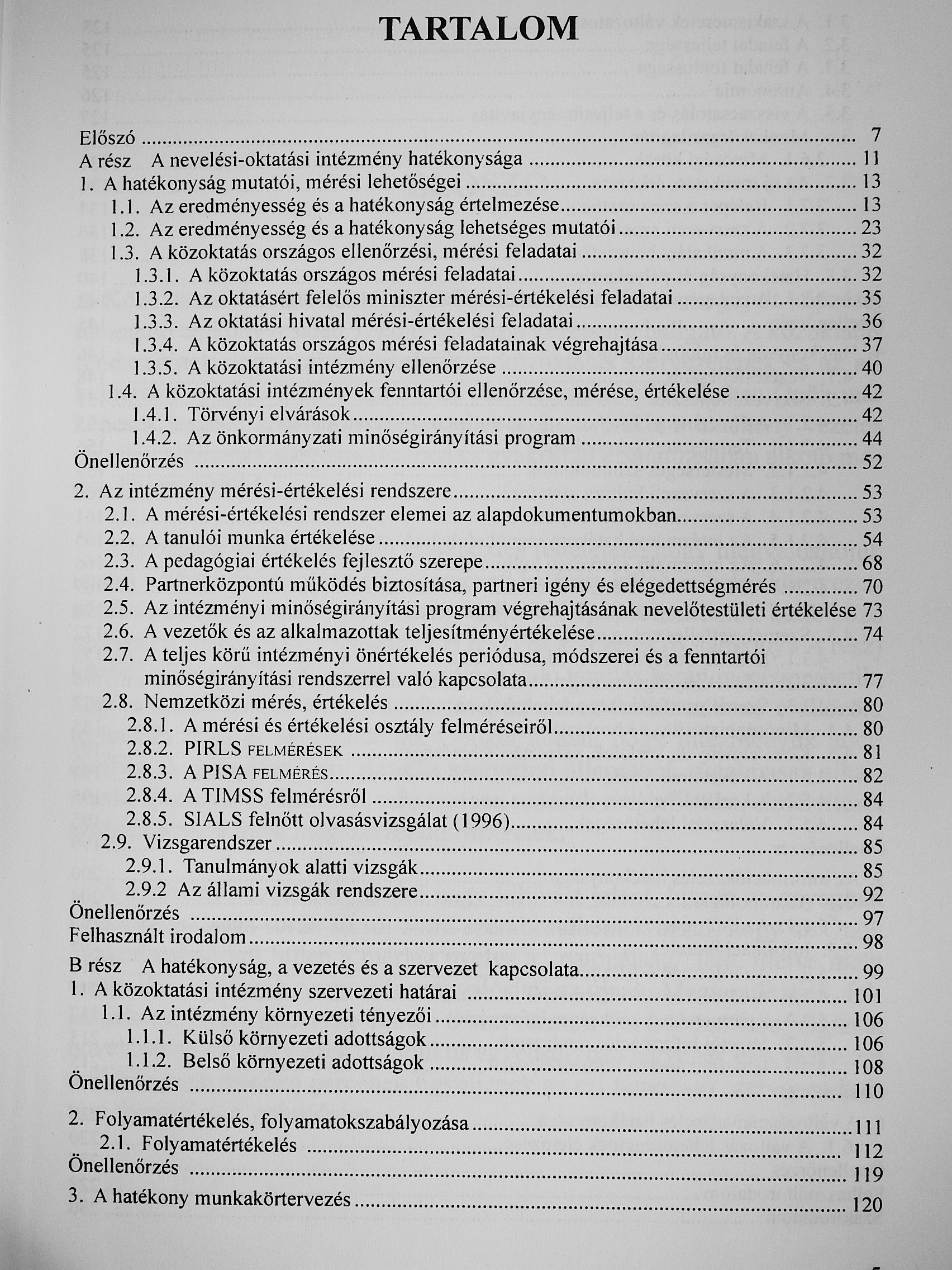 Dr. Benedek István - A közoktatási intézmény hatékonysága 7. [antikvár]