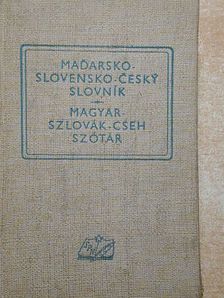 Magyar-szlovák-cseh szótár [antikvár]
