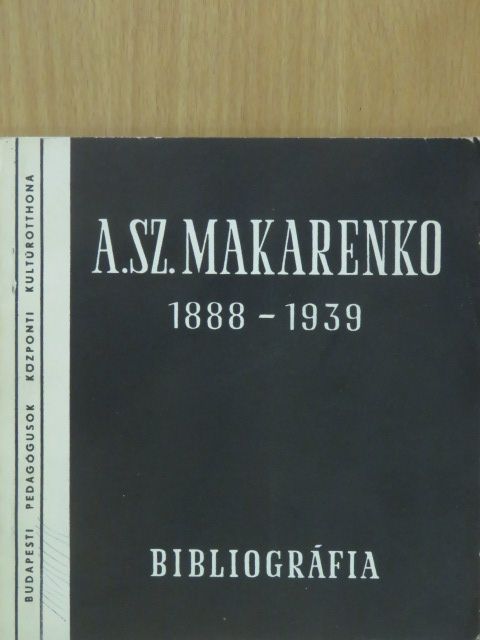A. Sz. Makarenko [antikvár]