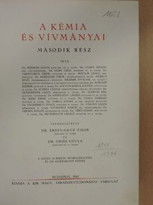 Dr. Buzágh Aladár - A kémia és vívmányai II. (töredék) [antikvár]