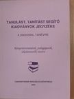 Dr. Karlovitz János - Tanulást, tanítást segítő kiadványok jegyzéke a 2003/2004. tanévre [antikvár]