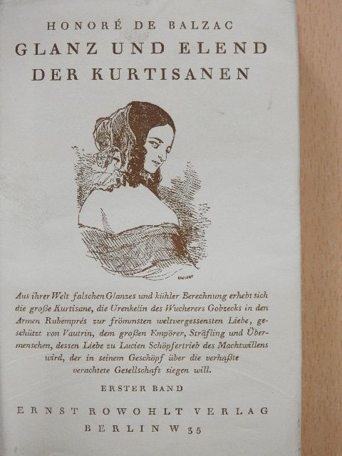 Honoré de Balzac - Glanz und Elend der Kurtisanen [antikvár]