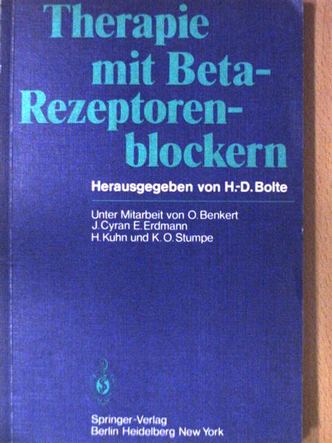 E. Erdmann - Therapie mit Beta-Rezeptorenblockern [antikvár]