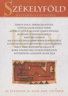Ferenczes István - Székelyföld 2007.október [antikvár]