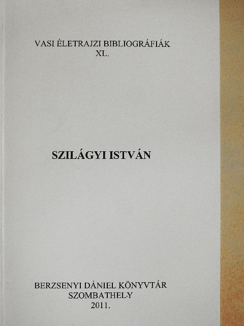 Szilágyi István [antikvár]