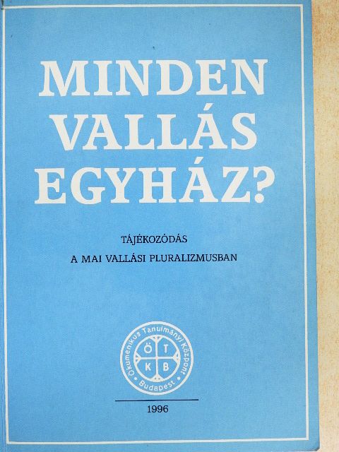 Minden vallás egyház? [antikvár]