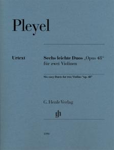 PLEYEL - SECHS LEICHTE DUOS "OPUS 48" FÜR ZWEI VIOLINEN