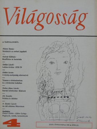 Dér Katalin - Világosság 1988. április [antikvár]