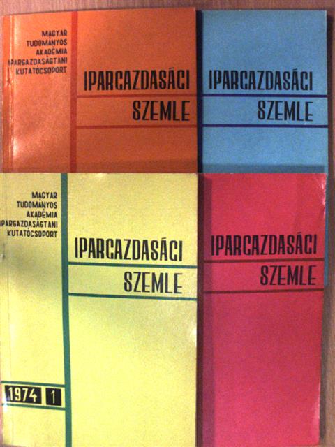 C. Mul - Ipargazdasági Szemle 1974/1-4. [antikvár]