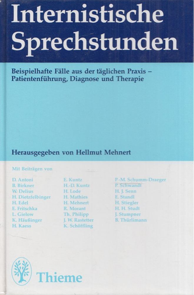 Hellmut Mehnert - Internistische Sprechstunden [antikvár]