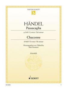 HAENDEL - PASSACAGLIA g-MOLL & CHACONNE d-MOLL FÜR KLAVIER (KURT HERMANN)