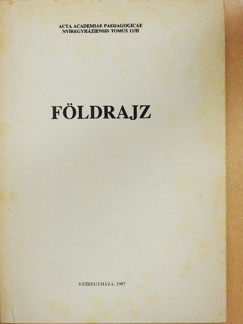 Frisnyák Sándor - Földrajz [antikvár]