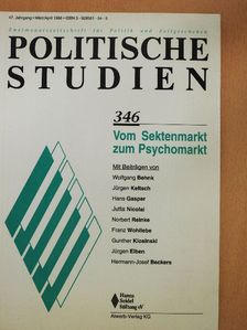 Jürgen Keltsch - Politische Studien März/April 1996 [antikvár]