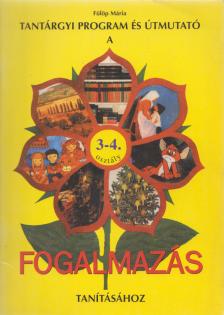 Fülöp Mária - Tantárgyi program és útmutató a fogalmazás tanításához [antikvár]