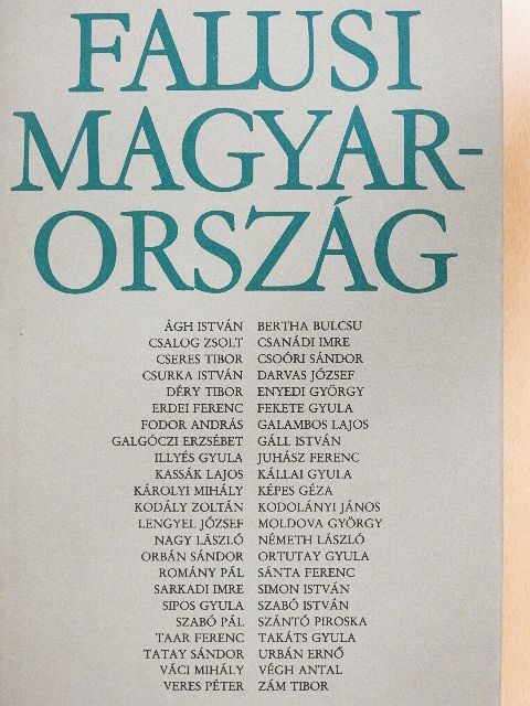 Ágh István - Falusi Magyarország [antikvár]