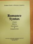 Romance Syntax [antikvár]