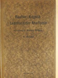 Prof. Dr. Fr. Kopsch - Rauber's Lehrbuch der Anatomie des Menschen Abteilung 3. (töredék) [antikvár]