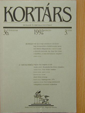 Ágh István - Kortárs 1992. március [antikvár]