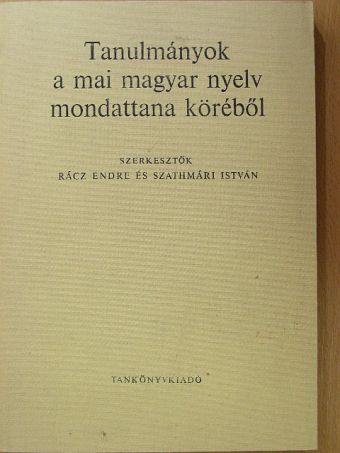 Berrár Jolán - Tanulmányok a mai magyar nyelv mondattana köréből [antikvár]