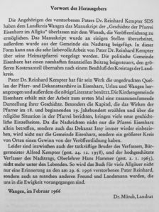 P. Dr. Reinhart Kempter - Geschichte der Pfarrei Eisenharz im Allgäu [antikvár]