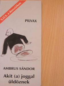 Ambrus Sándor - Akit (a) joggal üldöznek [antikvár]