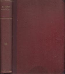 Dalmady Zoltán - Budapesti Orvosi Újság 1921. XIX. évf. (teljes évfolyam) [antikvár]