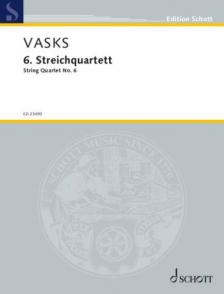 VASKS - 6. STREICHQUARETT PARTITUR UND STIMMEN
