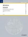 BENDA - KONZERT FÜR FLÖTE, STREICHORCHESTER UN BASSO C. E-MOLL (MAY)