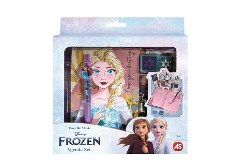 1027-64235-00-1 - Napló-Frozen lakattal+toll+nyomda Elza