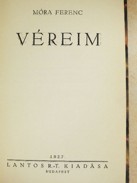 Móra Ferenc - Véreim [antikvár]