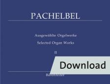 PACHELBEL - AUSGEWAEHLTE ORGELWERKE BAND II (KARL MATTHEAEI) ANTIKVÁR PÉLDÁNY