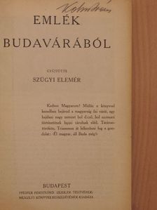 Emlék Budavárából [antikvár]