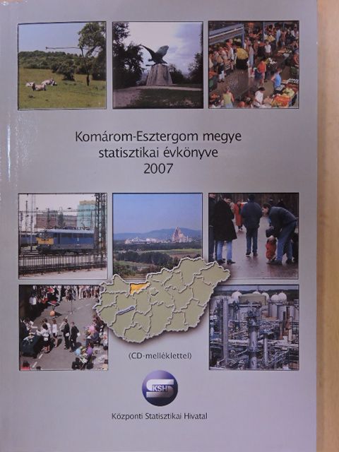 Komárom-Esztergom megye statisztikai évkönyve 2007 - CD-vel [antikvár]