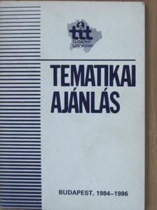 Tematikai ajánlás [antikvár]