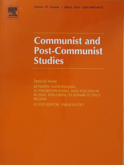 Alexander J. Motyl - Communist and Post-Communist Studies - March 2016 [antikvár]