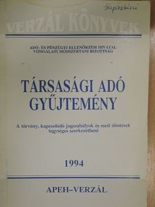 Bocsák Gáborné - Társasági adó gyűjtemény 1994 [antikvár]