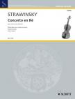 STRAWINSKY - CONCERTO EN RÉ POUR VIOLON ET ORCHESTRE (1931) POUR VIOLON ET PIANO