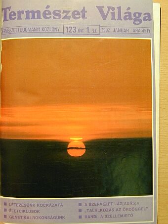 Abonyi Iván - Természet Világa 1992. január-december [antikvár]