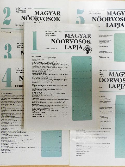 Dr. Aranyosi János - Magyar Nőorvosok Lapja 2002/1-6. [antikvár]