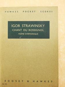 Igor Strawinsky - Chant du Rossignol [antikvár]