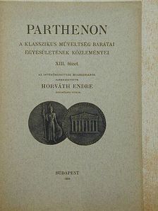 Grósz Emil - Parthenon 13. füzet [antikvár]
