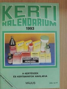 Dr. Ferenczy Tibor - Kerti Kalendárium 1993. május [antikvár]