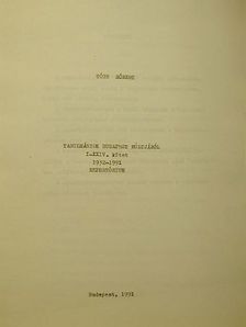 Tóth Róbert - Tanulmányok Budapest múltjából I-XXIV. 1932-1991 repertórium [antikvár]