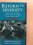 Joseph Rothschild - Return to Diversity [antikvár]