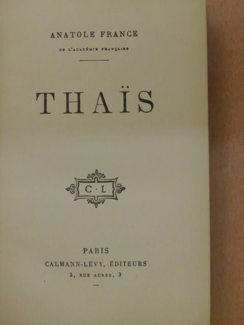 Anatole France - Thais [antikvár]