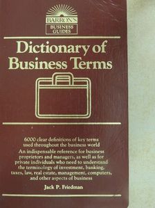 Jack C. Harris - Dictionary of Business Terms [antikvár]