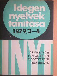 Dr. Medgyes Péter - Idegen nyelvek tanítása 1979/3-4. [antikvár]