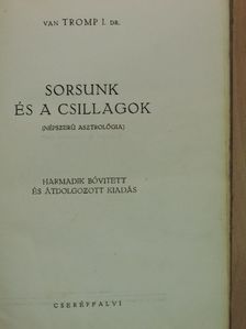 Dr. van Tromp I. - Sorsunk és a csillagok [antikvár]