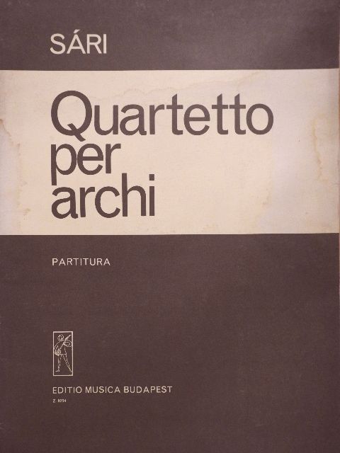Sári József - Quartetto per archi [antikvár]